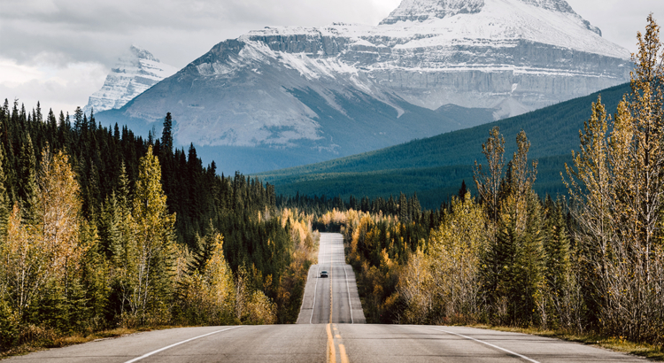 Kanada Alberta Icefields Parkway Jasper Nationalpark Foto Roman Koenigshofer